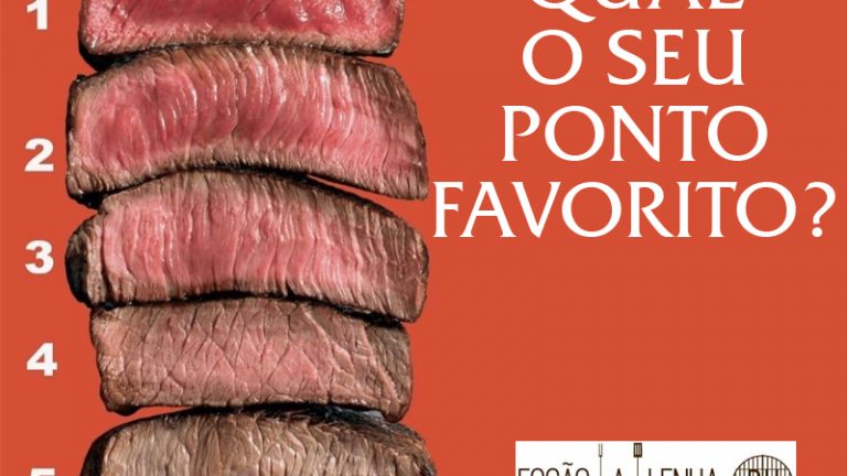 Ponto preferido da carne?