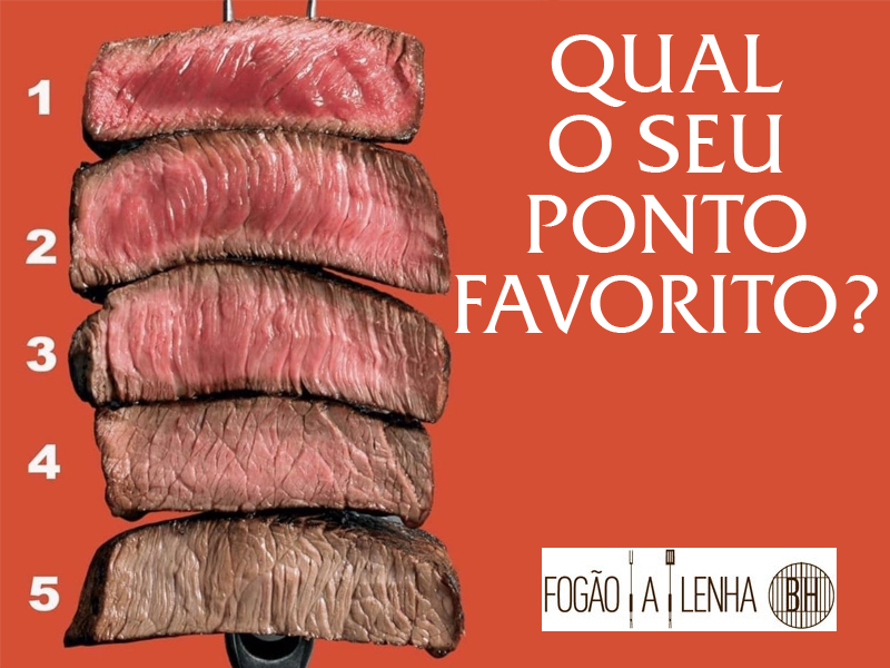 Ponto preferido da carne?