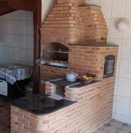 Fogão a Lenha com Forno e Churrasqueira no Melo Viana Esmeraldas