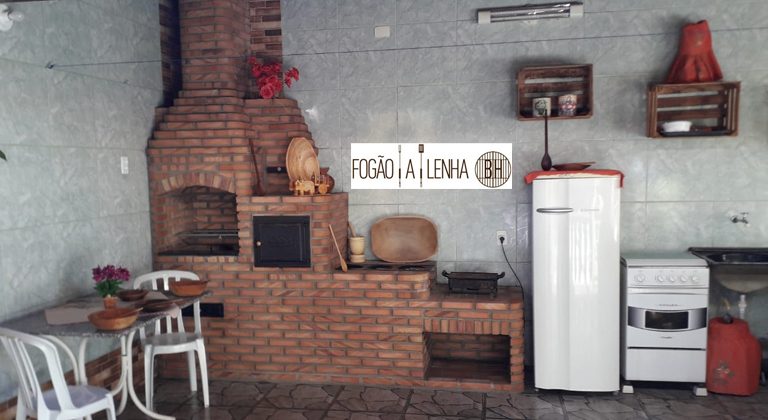 Fogão a Lenha, Forno e Churrasqueira de Tijolinho em Marimbá - Betim